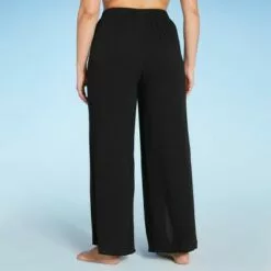 Women's Tie-Front Cover Up Pants - Kona Sol™ Black 6 Women's Tie-Front Cover Up Pants - Kona Sol™ Black -Swimsuits Popular Store unnamed file 6390