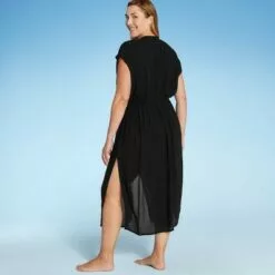 Women's Tie-Front Midi Cover Up Duster - Kona Sol™ -Swimsuits Popular Store unnamed file 6402