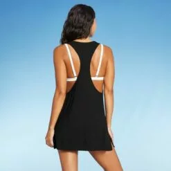 Juniors' Ribbed Racerback Cover Up Dress - Xhilaration™ Multi Stripe