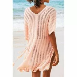 Women's Pink Crochet Tassels Cover Up - Cupshe - One Size Fits Most 7 Women's Pink Crochet Tassels Cover Up - Cupshe - One Size Fits Most -Swimsuits Popular Store unnamed file 6437