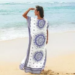 Women's Boho Print Maxi Cover Up - Cupshe - One Size Fits Most