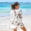 Women's Floral Cardigan Tassel Chiffon Beach Cover Up - Cupshe, One Size Fits Most 2 Women's Floral Cardigan Tassel Chiffon Beach Cover Up - Cupshe, One Size Fits Most -Swimsuits Popular Store unnamed file 6446