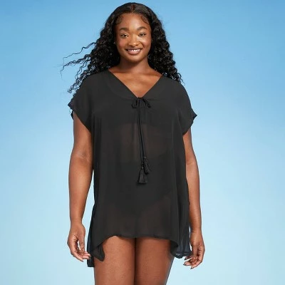 Women's Tie-Front Cover Up dress - Kona Sol™ Multicolored 4 Women's Tie-Front Cover Up dress - Kona Sol™ Multicolored - Image 2