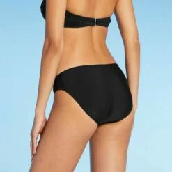 Women's Classic High Coverage Hipster Bikini Bottom - Kona Sol™ Oxford Blue