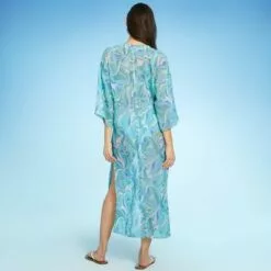 Women's Open-Front Long Sleeve Cover Up Duster - Shade & Shore™ Multi