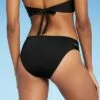 Women's Double Tab Hipster Bikini Bottom - Kona Sol™ Black -Swimsuits Popular Store unnamed file 656