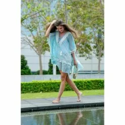 Shiraleah Blue Lana Swimsuit Coverup