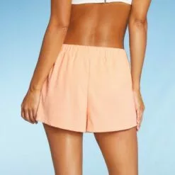Juniors' Terry High Waist Cover Up Shorts - Xhilaration™ Light Blue