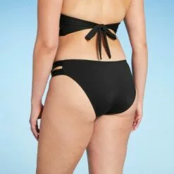 Women's Double Tab Hipster Bikini Bottom - Kona Sol™ Black -Swimsuits Popular Store unnamed file 659