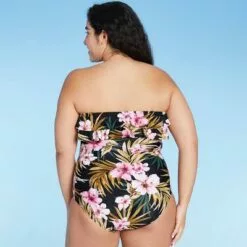 Women's Double Flounce Front High Coverage One Piece Swimsuit - Kona Sol™ Multi -Swimsuits Popular Store unnamed file 6679