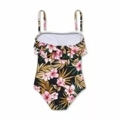 Women's Double Flounce Front High Coverage One Piece Swimsuit - Kona Sol™ Multi -Swimsuits Popular Store unnamed file 6681