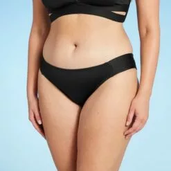 Women's Side-Tab Medium Coverage Hipster Bikini Bottom - Kona Sol™ Atlantic Burgundy -Swimsuits Popular Store unnamed file 676