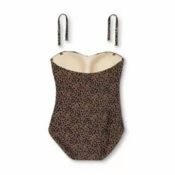 Women's Bandeau Flounce High Coverage One Piece Swimsuit - Kona Sol™ Multi Natural 11 Women's Bandeau Flounce High Coverage One Piece Swimsuit - Kona Sol™ Multi Natural -Swimsuits Popular Store unnamed file 6782