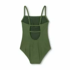 Women's Textured Mini Pucker Square Neck High Coverage One Piece Swimsuit - Kona Sol™ Dark Green 11 Women's Textured Mini Pucker Square Neck High Coverage One Piece Swimsuit - Kona Sol™ Dark Green -Swimsuits Popular Store unnamed file 6787