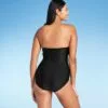 Women's Crochet Flounce High Coverage One Piece Swimsuit - Kona Sol™ Black -Swimsuits Popular Store unnamed file 6879