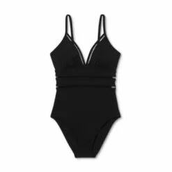 Women's Ladder Trim Medium Coverage One Piece Swimsuit - Kona Sol™ Black Multi 10 Women's Ladder Trim Medium Coverage One Piece Swimsuit - Kona Sol™ Black Multi -Swimsuits Popular Store unnamed file 6899