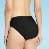 Women's Mid-Rise Swim Bikini Briefs - Aqua Green® Black 1 Women's Mid-Rise Swim Bikini Briefs - Aqua Green® Black -Swimsuits Popular Store unnamed file 691