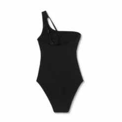 Juniors' Textured One Shoulder One Piece Swimsuit - Xhilaration™ Coral Pink -Swimsuits Popular Store unnamed file 6958