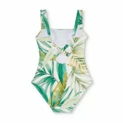 Women's Straight Neck Shirred High Coverage One Piece Swimsuit - Kona Sol™ Multi -Swimsuits Popular Store unnamed file 6968