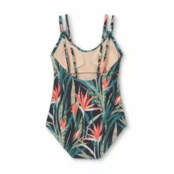Women's Modern Medium Coverage One Piece Swimsuit - Kona Sol™ Tropical Print -Swimsuits Popular Store unnamed file 6988