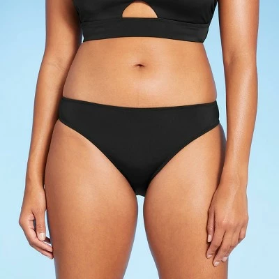 Women's Hipster Bikini Bottom - Shade & Shore™ Black 5 Women's Hipster Bikini Bottom - Shade & Shore™ Black - Image 3