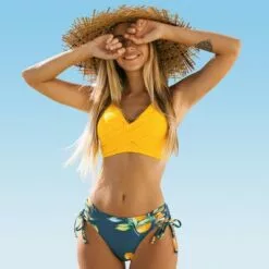 Women's Bikini Swimsuit Front Cross Lace Up Two Piece Bathing Suit - Cupshe -Swimsuits Popular Store unnamed file 7