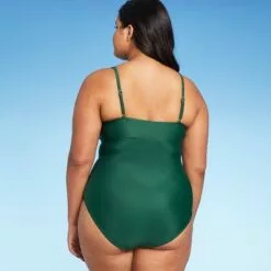 Women's Bunny Tie High Coverage One Piece Swimsuit - Kona Sol™ Green Marker 14 Women's Bunny Tie High Coverage One Piece Swimsuit - Kona Sol™ Green Marker -Swimsuits Popular Store unnamed file 7039