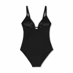 Women's Blanket Stitch High Leg Medium Coverage One Piece Swimsuit - Kona Sol™ Black 11 Women's Blanket Stitch High Leg Medium Coverage One Piece Swimsuit - Kona Sol™ Black -Swimsuits Popular Store unnamed file 7079