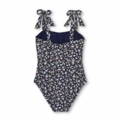 Women's Seamed Shoulder Tie One Piece Swimsuit - Sea Angel Purple -Swimsuits Popular Store unnamed file 7117