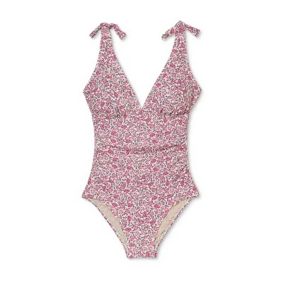 Women's Shoulder Tie High Coverage One Piece Swimsuit - Kona Sol™ Multi 6 Women's Shoulder Tie High Coverage One Piece Swimsuit - Kona Sol™ Multi - Image 4