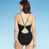 Women's Ring Back One Piece Swimsuit - Aqua Green® Blue -Swimsuits Popular Store unnamed file 7133