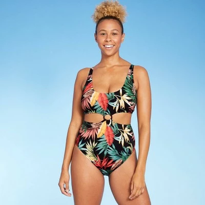 Women's Tortoise Ring Monokini One Piece Swimsuit - Shade & Shore™ 4 Women's Tortoise Ring Monokini One Piece Swimsuit - Shade & Shore™ - Image 2