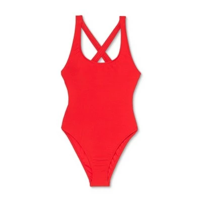 Juniors' Ribbed One Piece Swimsuit - Xhilaration™ White 6 Juniors' Ribbed One Piece Swimsuit - Xhilaration™ White - Image 4