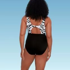 Women's Slimming Control Tie-Front Cut Out One Piece Swimsuit - Beach Betty by Miracle Brands Green 10 Women's Slimming Control Tie-Front Cut Out One Piece Swimsuit - Beach Betty by Miracle Brands Green -Swimsuits Popular Store unnamed file 7261