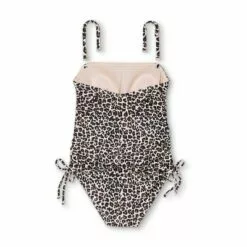 Women's Side-Tie High Coverage One Piece Swimsuit - Kona Sol™ Animal Print -Swimsuits Popular Store unnamed file 7301