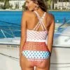 Women's Geo Print One Piece Swimsuit Scoop Neck Double Straps Swimwear Bathing Suits - Cupshe 2 Women's Geo Print One Piece Swimsuit Scoop Neck Double Straps Swimwear Bathing Suits - Cupshe -Swimsuits Popular Store unnamed file 7383