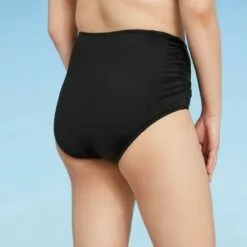 Women's Paneled Shirred High Waist Medium Coverage Bikini Bottom - Kona Sol™ Black 16 Women's Paneled Shirred High Waist Medium Coverage Bikini Bottom - Kona Sol™ Black -Swimsuits Popular Store unnamed file 739