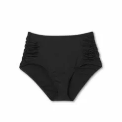 Women's Paneled Shirred High Waist Medium Coverage Bikini Bottom - Kona Sol™ Black 17 Women's Paneled Shirred High Waist Medium Coverage Bikini Bottom - Kona Sol™ Black -Swimsuits Popular Store unnamed file 740