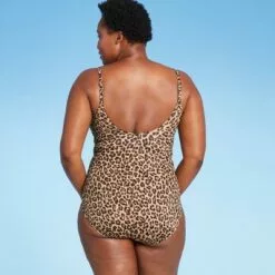 Women's Faux Wrap Over the Shoulder One Piece Swimsuit- Aqua Green® Animal Print 9 Women's Faux Wrap Over the Shoulder One Piece Swimsuit- Aqua Green® Animal Print -Swimsuits Popular Store unnamed file 7414