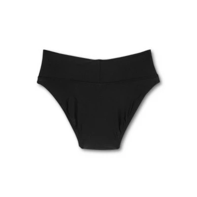 Juniors' Crossover High Leg Bikini Bottom - Xhilaration™ Neon Blue 8 Juniors' Crossover High Leg Bikini Bottom - Xhilaration™ Neon Blue - Image 6