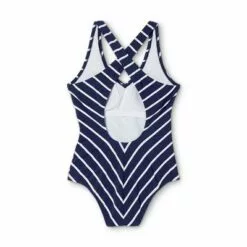 Women's Medium Coverage One Piece Swimsuit - Kona Sol™ Oxford Blue -Swimsuits Popular Store unnamed file 7588