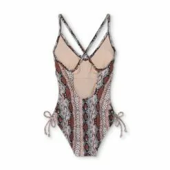 Women's Side-Cinch Medium Coverage One Piece Swimsuit - Kona Sol™ Animal Print -Swimsuits Popular Store unnamed file 7618