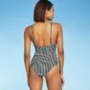 Women's Belted Wrap Medium Coverage One Piece Swimsuit - Kona Sol™ Black -Swimsuits Popular Store unnamed file 7624