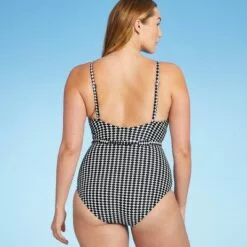 Women's Belted Wrap Medium Coverage One Piece Swimsuit - Kona Sol™ Black 14 Women's Belted Wrap Medium Coverage One Piece Swimsuit - Kona Sol™ Black -Swimsuits Popular Store unnamed file 7626