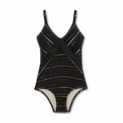 Women's Crochet High Coverage One Piece Swimsuit - Kona Sol™ Navy -Swimsuits Popular Store unnamed file 7637