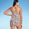 Women's Ring Back Side-Cinch High Coverage One Piece Swimsuit - Kona Sol™ Animal Print -Swimsuits Popular Store unnamed file 7735