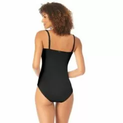 Anne Cole - Long Torso Lingerie Maillot One Piece Swimsuit
