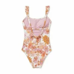Women's Ruffle Strap Medium Coverage One Piece Swimsuit - Kona Sol™ Multi -Swimsuits Popular Store unnamed file 7809