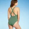 Women's Plunge One Piece Swimsuit - Sea Angel Green -Swimsuits Popular Store unnamed file 7852
