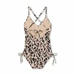 Women's Long Torso Modern Medium Coverage One Piece Swimsuit - Kona Sol™ Leopard Print -Swimsuits Popular Store unnamed file 7868